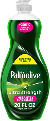 Palmolive Ultra Strength Liquid Dish Soap, Original Green, 20 Fluid Ounce(Packag
