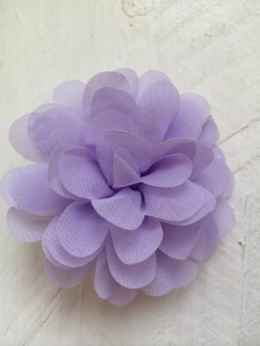 Purple flower on sale hair clip