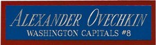 ALEXANDER OVECHKIN CAPITALS NAMEPLATE FOR YOUR AUTOGRAPHED Signed HOCKEY JERSEY