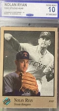 1992 Studio - #248 Nolan Ryan. Studio.  Gem. 10. ⚾️