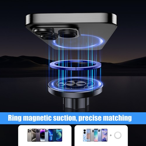 Car Air Outlet Phone Holder Air Outlet Magnetic Cell Phone Mount for feasible - Picture 6 of 10