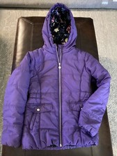 ROTHSCHILD R1881 GIRLS PURPLE HOODED COAT SIZE 14 Large