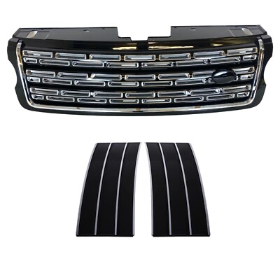 KAP UK SVA Frontgrill Seitenlüftungen Range Rover L405 Glanzschwarz 2013-17