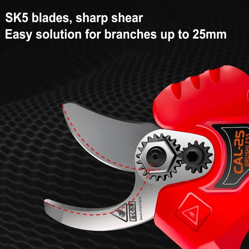 25mm Mini Electric Pruning Shears Orchard Scissors Rechargeable Pruning Shears[] - Image 4 of 4