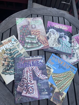 Six How To Guides - McCalls Design Afghan Vol. 1;  Knit Crochet Baby Afghans