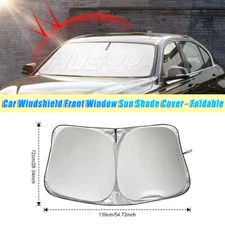 Foldable Car Front Rear Window Windshield Sun Shade Shield Cover Visor UV Block