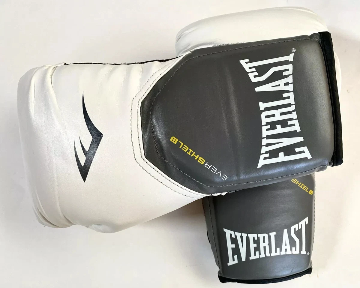 EVERLAST EVERSHIELD Elite Pro Style TRAINING GLOVES #2772 White