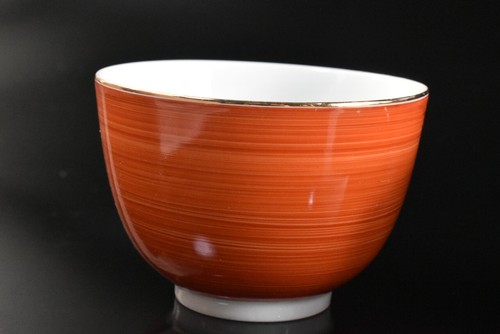 T1422: Japanese Kiyomizu-ware Colored porcelain TEA CUP 5pcs, auto w/signed box - Picture 6 of 10