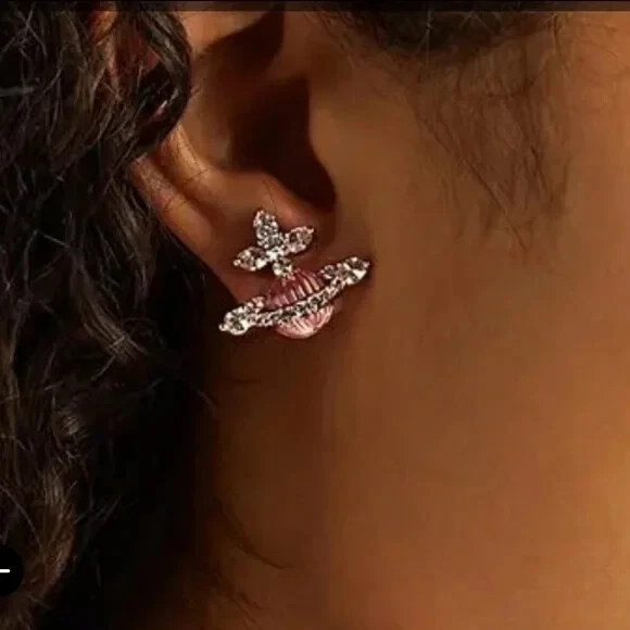 PENDIENTES VIVIENNE WESTWOOD MIREILLE ORO ROSA Foto 3 de 4