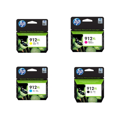 Confezione di 4 cartucce 912 xl 3yl84ae 3yl81ae 3yl82ae 3yl83ae - Imagen 1 de 1