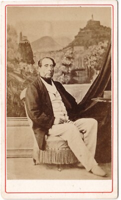 Doktor A Reynaud Pleurésie Chateau Villard St Germain Laprade Foto CDV ca 1870