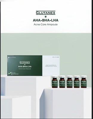 Glutanex AHA-BHA- LHA Acne Care Ampoule 4ml x 5vials/ box