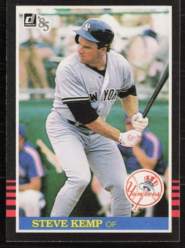 1985 Donruss #225 Steve Kemp New York Yankees
