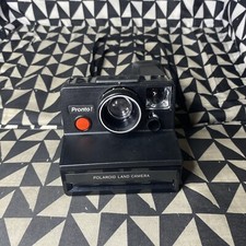 Vintage Black Polaroid Pronto - Instant Land Camera with Strap - Not Tested
