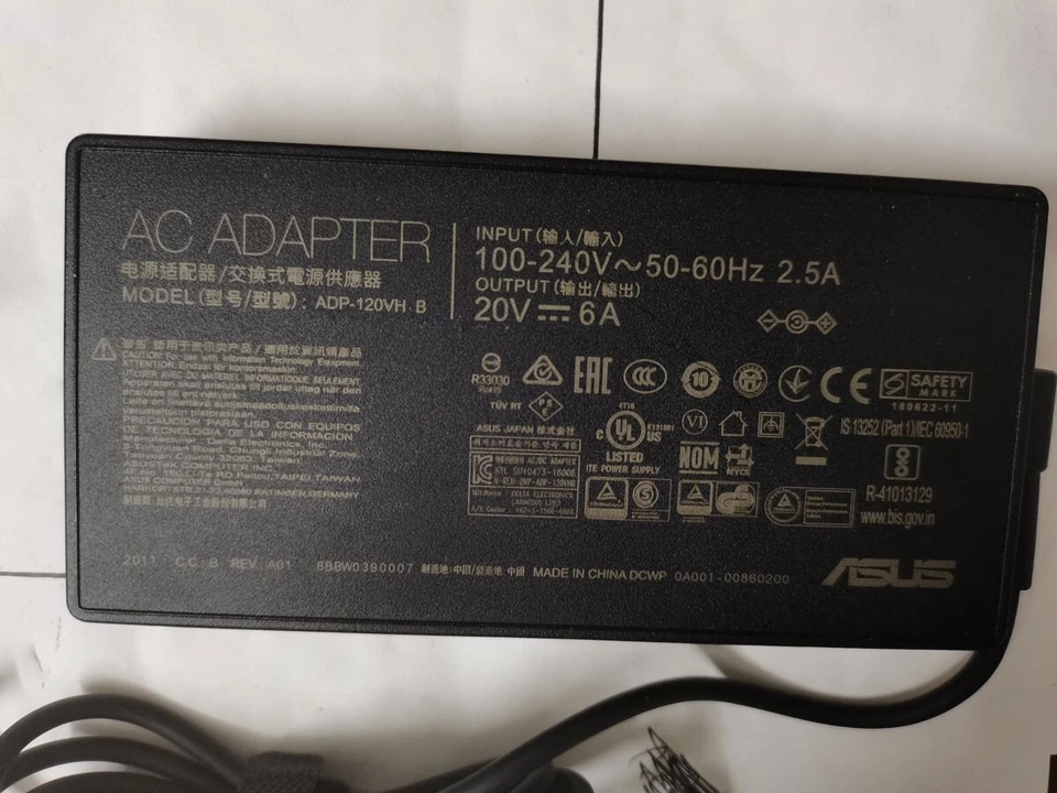 20V 6A ADP-120VH B For ASUS Zen AiO 24 A5400WFP 23.8" ø4.5 120W AC Adapter OEM - image 2 of 4