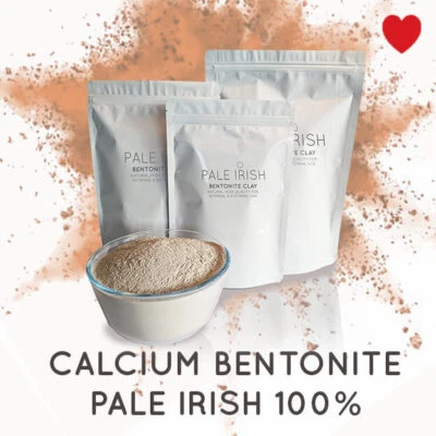 100% PURE Calcium Bentonite Red Clay Food Grade DETOX Fine Powder -100% Natural 250g - 1kg