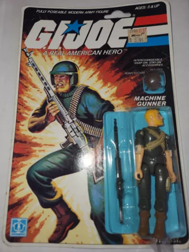 1982 | Vintage | GI Joe | 3.75 | Rock N Roll | Straight Arm | 11 Back MOC