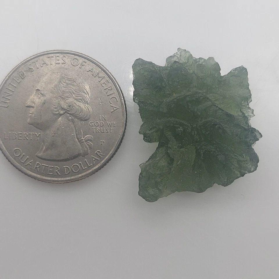 Besednice Moldavite 4.1gr/20.5ct Jezkovna with Certificate of Authenticity - Image 4 of 4