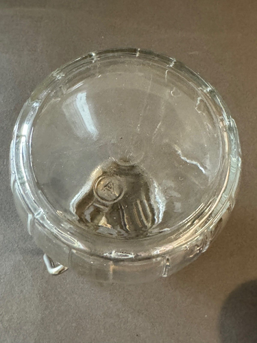 1940'S ARMSTRONG CORK CO DUNKIRK VINTAGE GLASS NUT GRINDER RED TIN LID - Bild 7 von 7