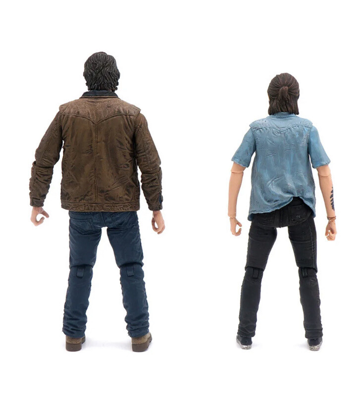 Dented box) NECA The Last of Us 2 Joel & Ellie (2 Figure Set