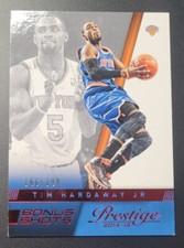 2014-15 Prestige Premium Bonus Shots Red Knicks Card #23 Tim Hardaway Jr. /199