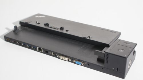 Lenovo Thinkpad Ultra Dock Type 40A1 DP DVI VGA USB 3.0 40A1006 T470 X470 T560 - Zdjęcie 1 z 6
