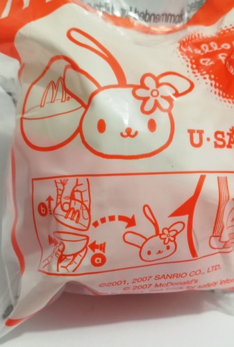 Cápsula Sanrio Mcdonalds Hello Kitty & Friends 2007 cabeza felpa sin usar, en caja rara - Imagen 2 de 6