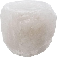 Salzkristall Teelicht Teelichthalter Natur Halit Aus Der Salt Range Pakistan