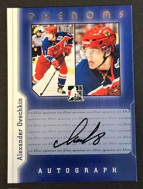 Alexander Ovechkin Card Lot.  In The Game Phenoms SP.  Heroes and Prospects. view 8