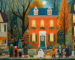 Halloween Jigsaw Puzzle Candy Quest 500 Pc by Springbok Made in USA