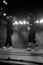 Rappers Pepa and Salt of Salt-N-Pepa performs at Kemper Arena in K- Old Photo