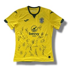 Signed HIBERNIAN FC / Hibs 2025/26 Football Away Shirt - COA & Photo Proof