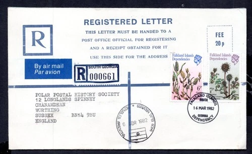 Falkland Island Dependencies - 1982 Islas Malvinas Argentina Occupation Cover