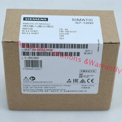6ES7234-4HE32-0XB0 1PCS NEW Analog Input/Output Module 6ES72344HE320XB0