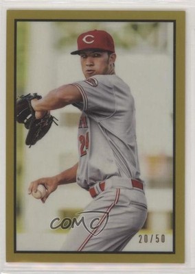 2019 Bowman Heritage Chrome Prospects Gold Refractor 20/50 Lyon Richardson fm0
