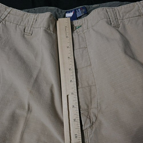 Tommy Hilfiger Herren Cargo Hose Beige Größe 36 100% Baumwolle Knopf Reißverschluss - Bild 6 von 12