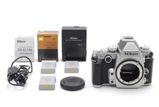 Top MINT Nikon Df Silver 16.2MP DSLR Camera Body Shutter Count 18,774 JAPAN