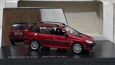 Peugeot 206 SW 2002 Lucifer Red 1:43 Norev 472633 Diecast Model Car
