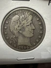 Rare 1909 Barber Half Dollar Actual Coin VF Details Nice Strike NGC Grade $100