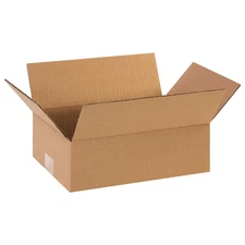 GRAINGER APPROVED 11R204 PK 25 Shipping Box,12x8x4 in 11R204