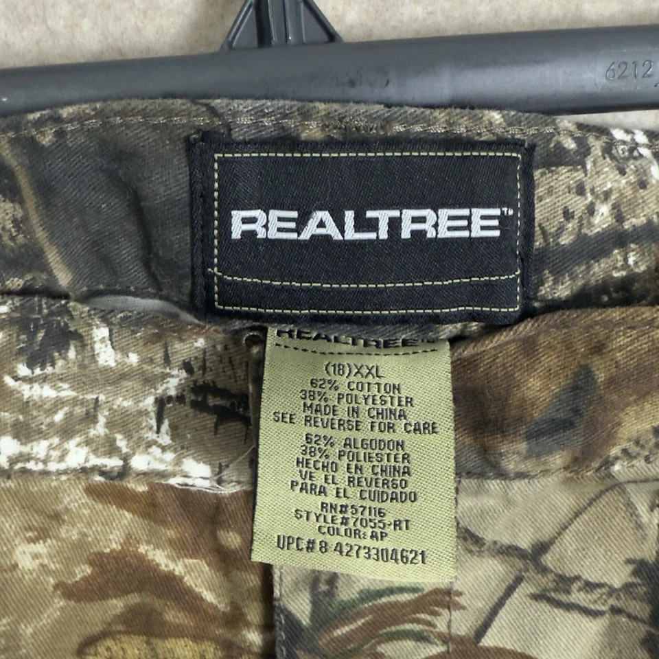 Vintage Realtree Hunting Cargo Pants Elastic Waist Camo Pants Grunge Size 30x28 - Image 3 of 3
