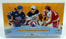 2023-24 Upper Deck AHL Hockey Factory Sealed Hobby Box Top Prospects Auto Sealed