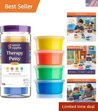 Non-Toxic Hand Exercise Therapy Putty - 4 Colors for Kids  Adults' Relaxation