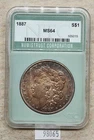 WPCoins ~ 1887 NGC Morgan Dollar MS-64