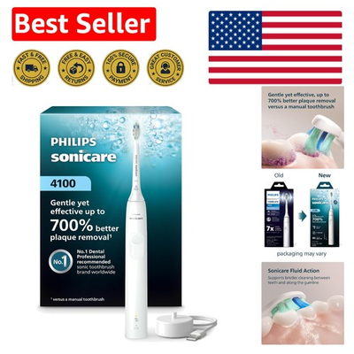 #ad Rechargeable Sonic Electric Toothbrush Pressure Sensor amp; Quadpacer Convenience $93.99