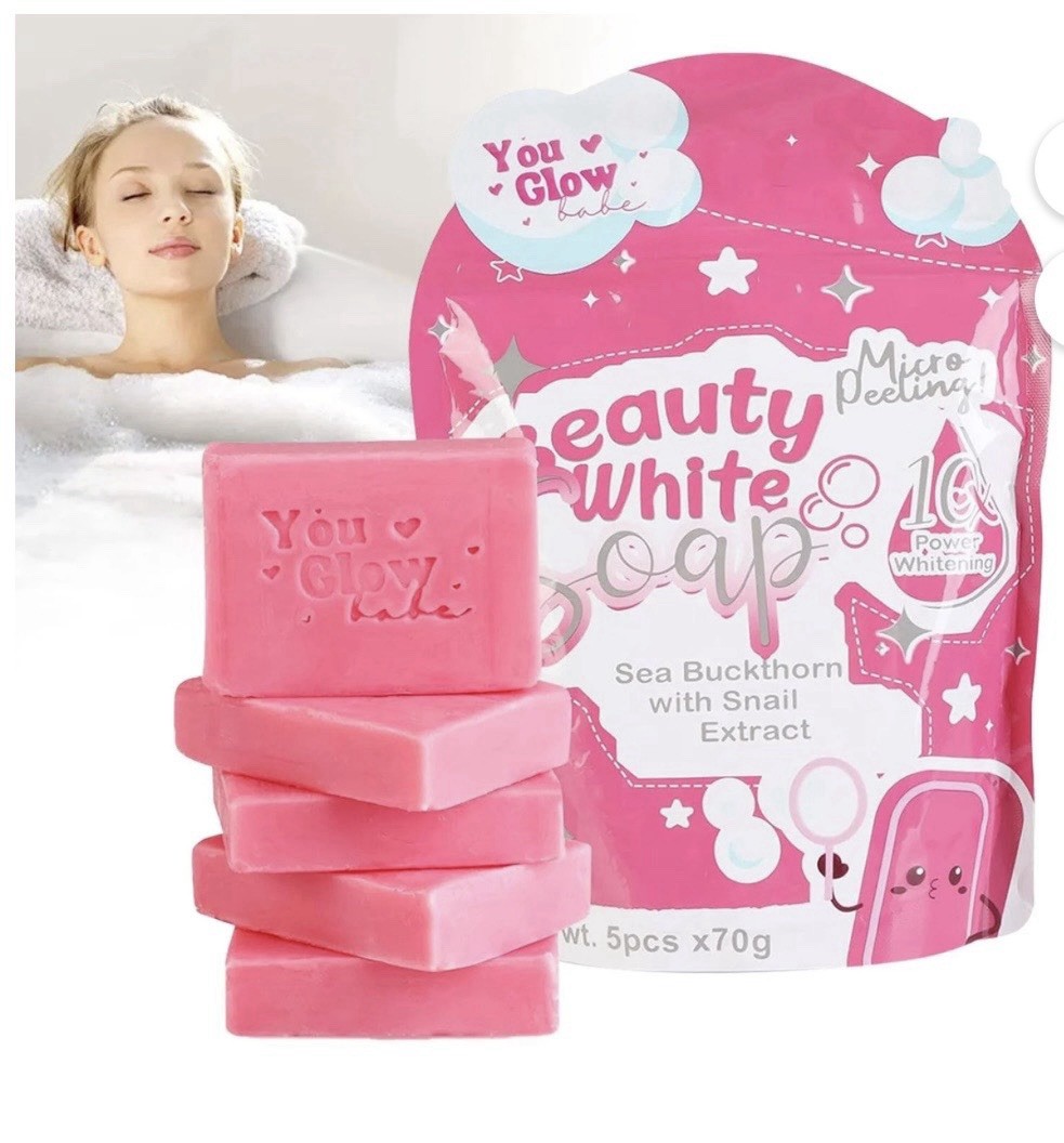 Beauty White Soap by You Glow Babe, 5 Bars x 70g