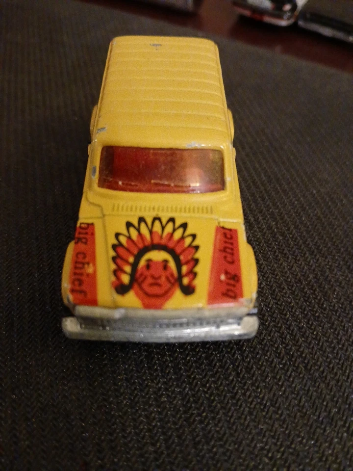 🔥1984 Majorette Jeep Cherokee Big Chief 4x4 Gold No 236 With Dog In Back Rare - Image 3 of 4