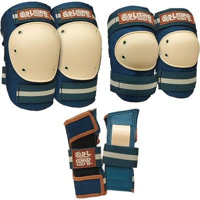 Triple 8 Skateboard Pads Saver Series 3-Pack Knee, Elbow, & Wrist Pad Set