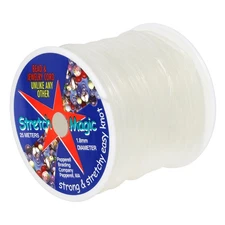 Stretch Magic Elastic Beading Cord – Clear Color, 1.8mm in Diameter, 25-Meter...
