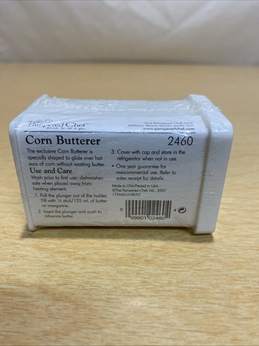 Pampered Chef Mais Butterer # 2460 Butterhalter Streuer - Neu/Versiegelt